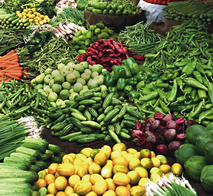 Gemüse und Obst