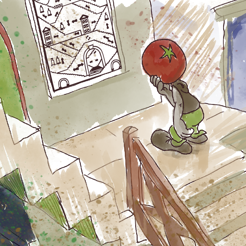 das haus, das verrückte punkte macht